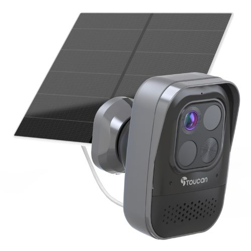 Christmas Gifts For Him - Toucan Solar Panel Charger And Wireless Security Camera Pro Bundle