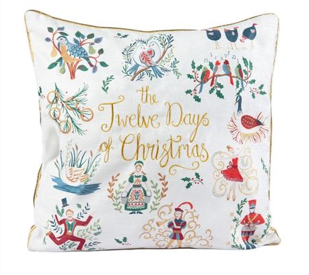 Best Christmas Cushions and Throws - Dobbies, 12 Days of Christmas Cushion