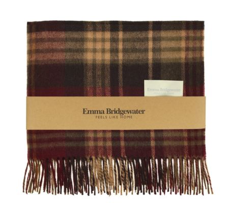 Emma BridgeWater Christmas Tartan Throw