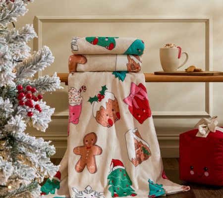 Online Home Shop Christmas Throw