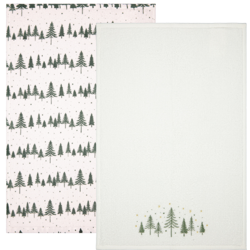 Best Christmas Tea Towels 2025 -B&M CHRISTMAS 2025 NORDIC GLOW NORDIC VELOUR TEA TOWEL - 2PK £4