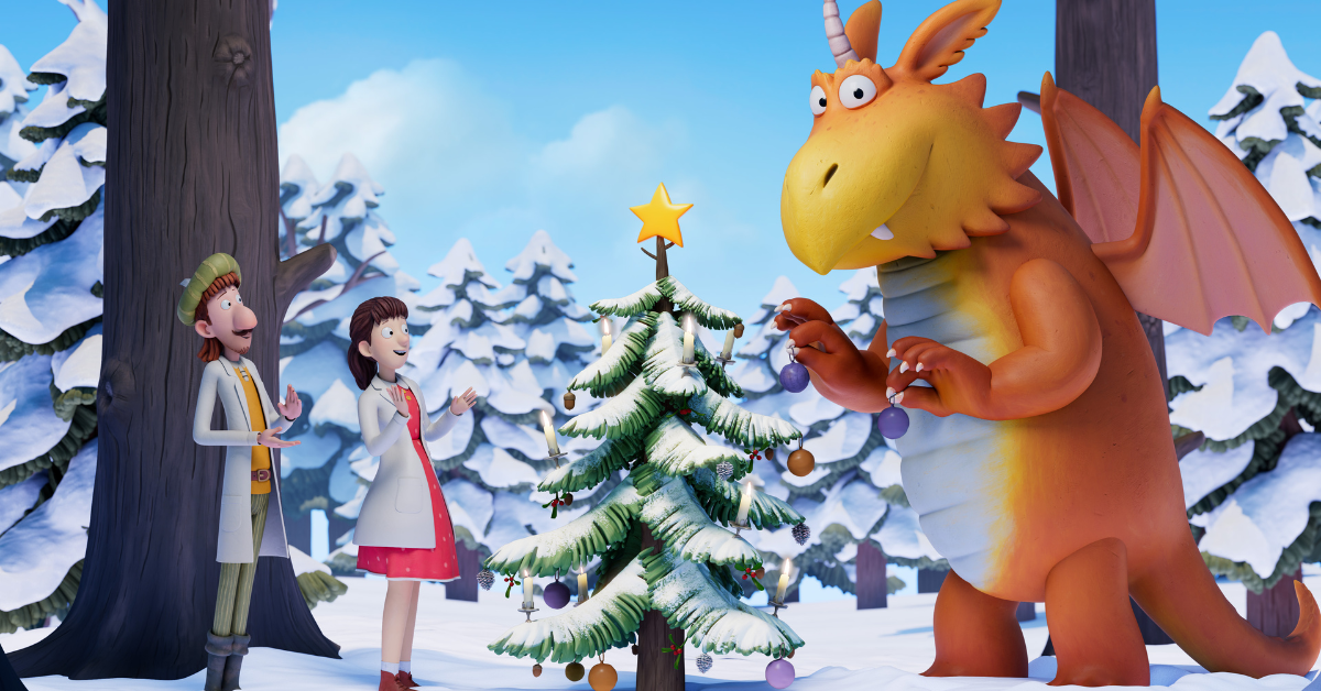 BBC Christmas 2025 Idents Zog and The Flying Doctors