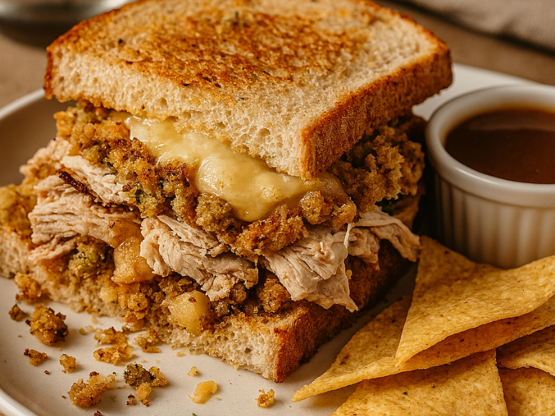 Christmas leftover Sandwich ideas - The Boxing Day Nacho Sub