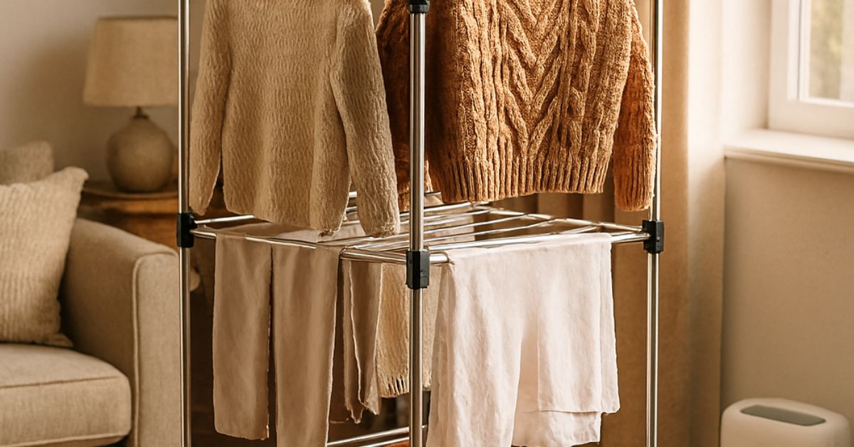 Image of an air dryer drying lthes - copilot