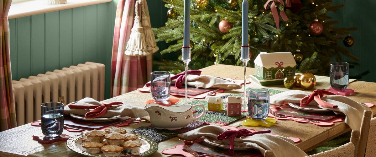 Dunelm Christmas 2026 Trends - Vintage Christmas Dining Room