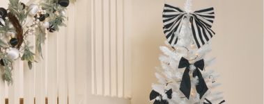 Online Home Shop Black and White Bows Christmas 2026