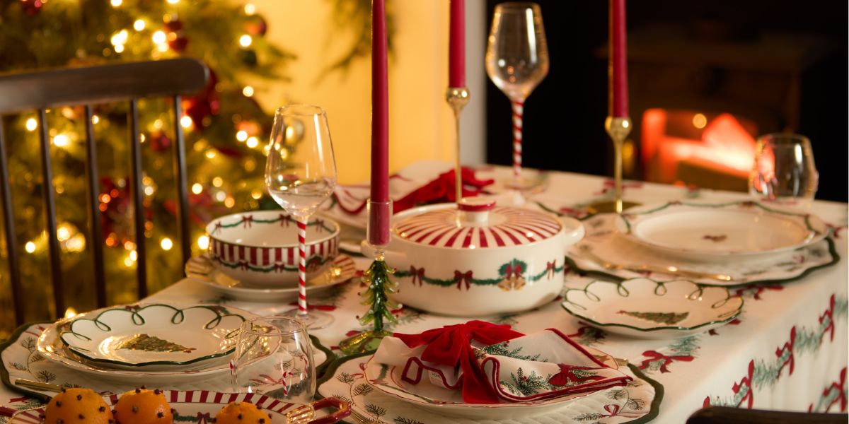 Primark Christmas Kitchmas Decorations Including Christmas PLate